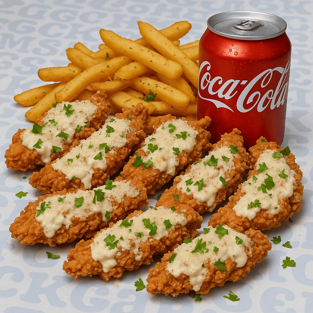 Combo Tenders Lemon Pepper Parmezan 