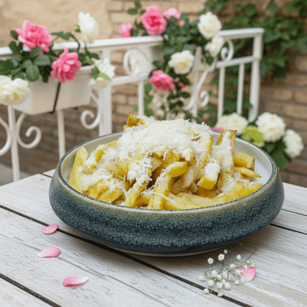 CARTOFI PRAJITI CU BRÂNZĂ