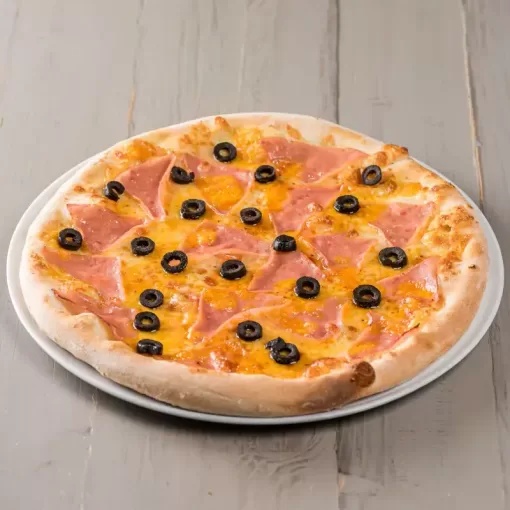 PIZZA CHEDDAR PROSCIUTTO GIGANT 50 CM