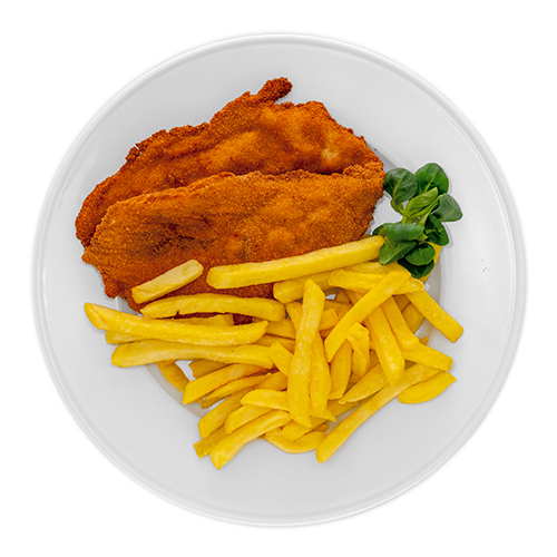 MENIU SMART SNITEL VIENEZ DE PUI CU CARTOFI PAI 