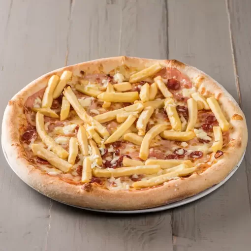 PIZZA POMMES FRITES GIGANT 50 CM