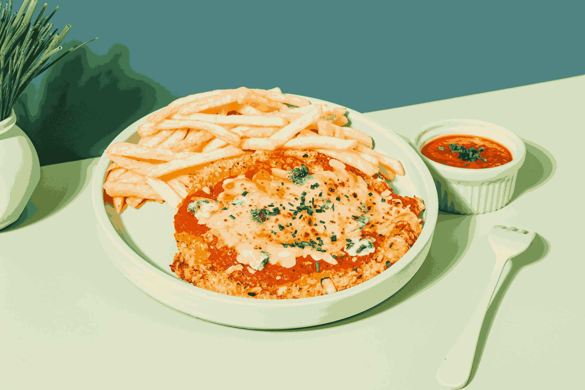 Chicken Parmigiana 300/50gr