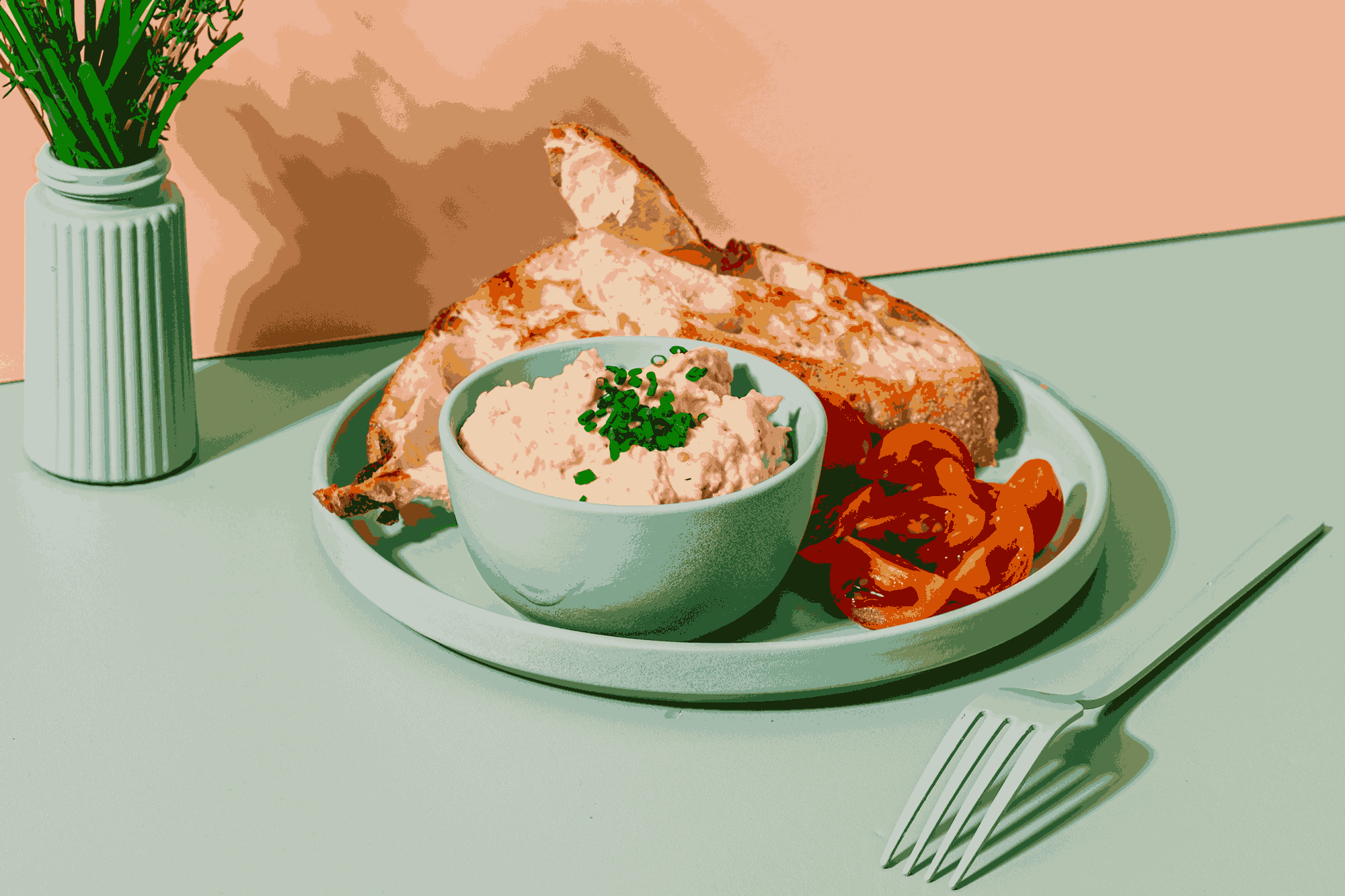 Salata de vinete cu Rosii 150/50/50gr