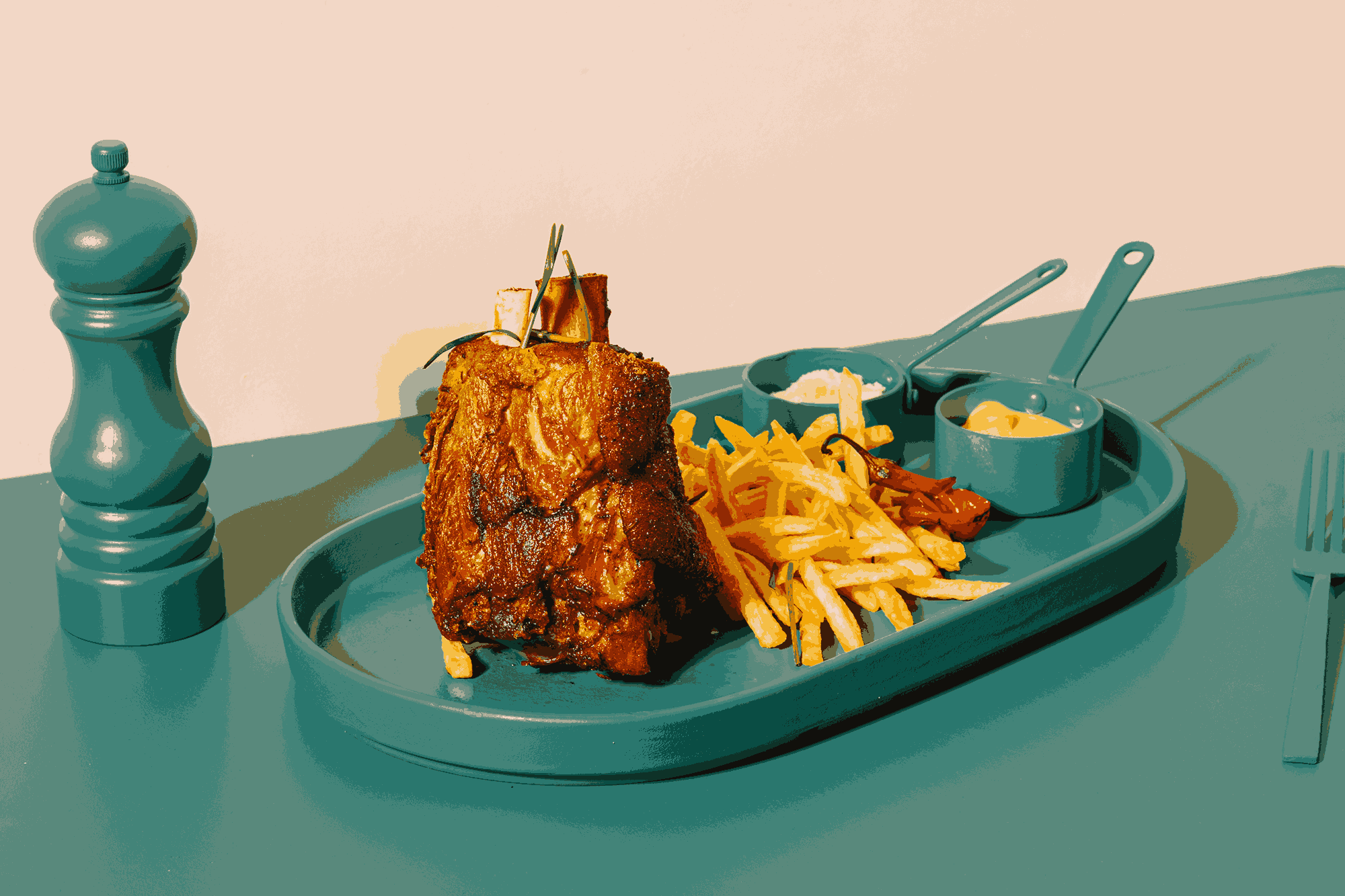 Ciolan de Porc cu hrean si mustar 550/30/30gr