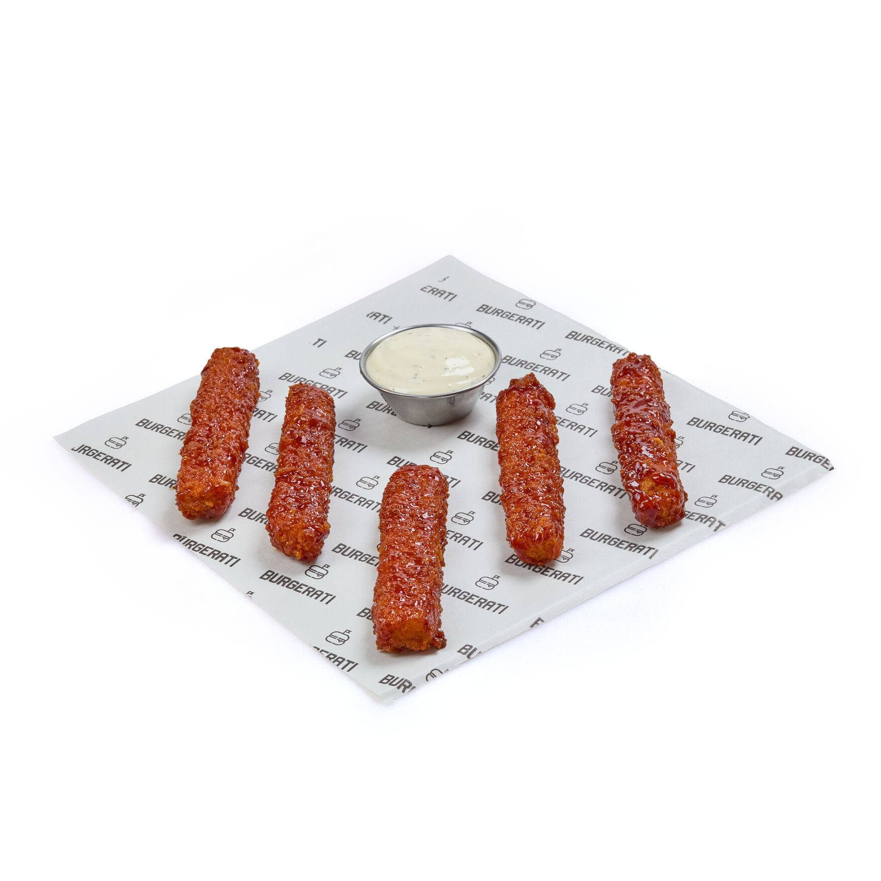 5 BBQ MOZZARELLA STICKS 