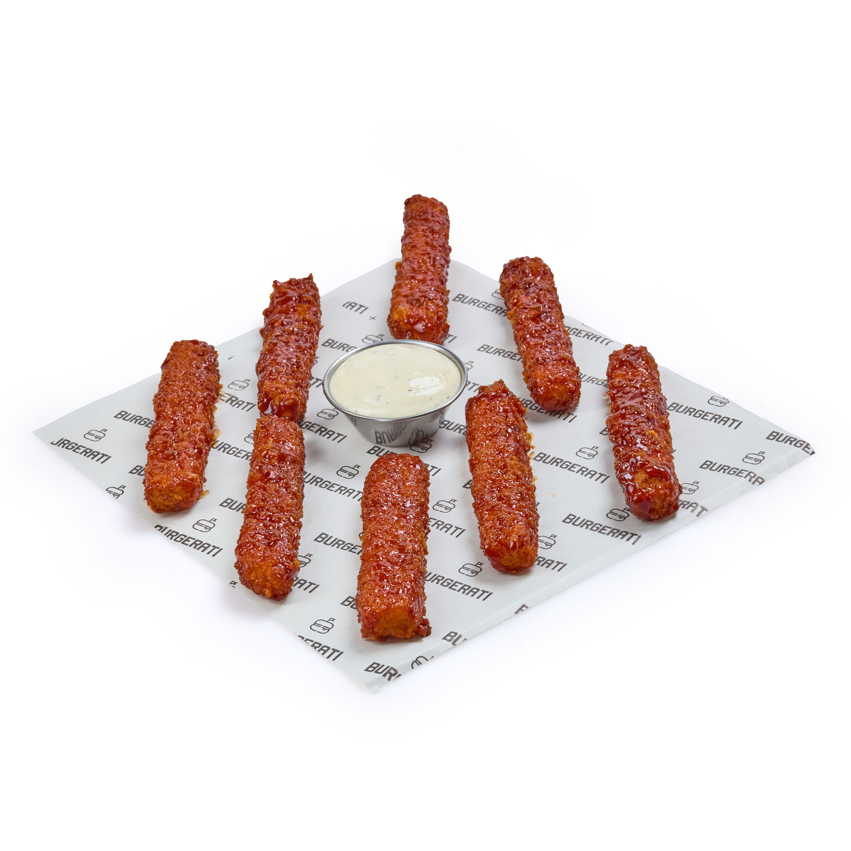 8 BBQ MOZZARELLA STICKS 